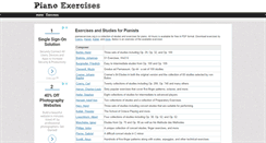 Desktop Screenshot of pianoexercises.org